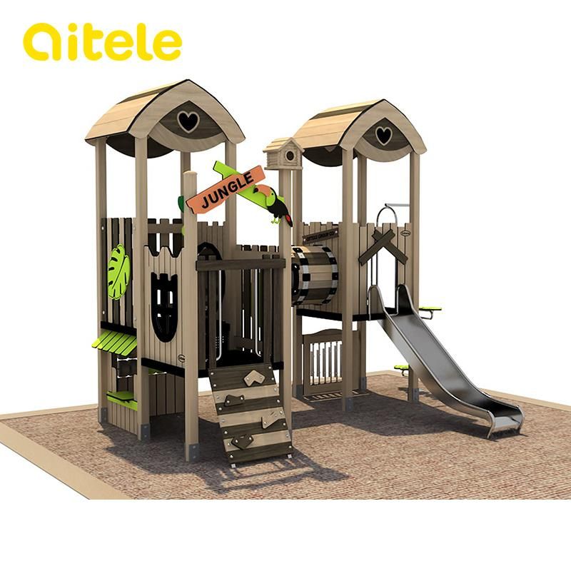 Kids Outdoor Playground Equipment for Amusement Park with Slide