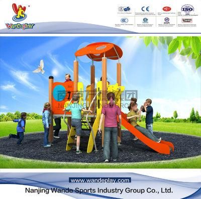 Wandeplay Wooden and PE Series Amusement Park Children Outdoor Playground Equipment with Wd-Bc203