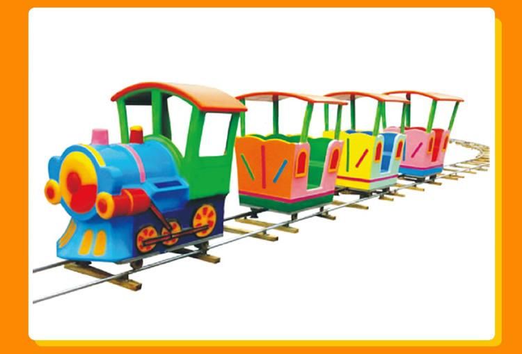 Wooden Boat Amusement Kids Ride Equipments Electric Tourist Trackless Track Train (KL6056)