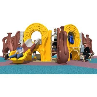 New Design Beautiful Cheap Large Expand Outdoor Combination Playground Slide with Climbing