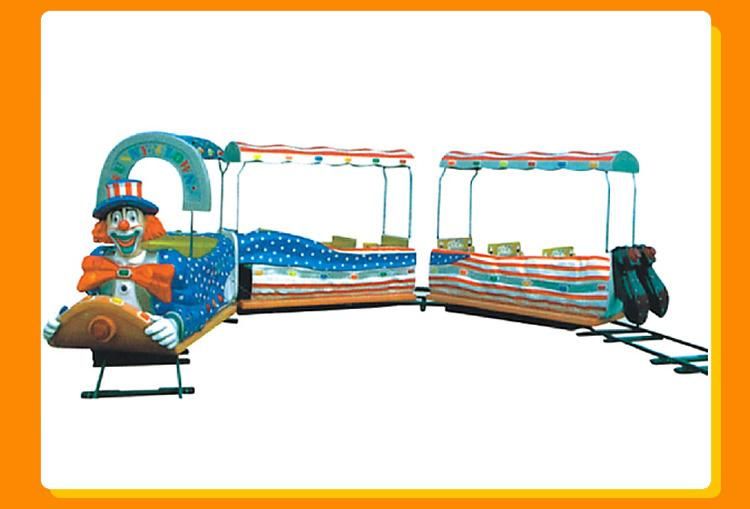 Fiberglass Electric Mini Amusement Kiddie Rides Outdoor Park Train Rides (KL6031)