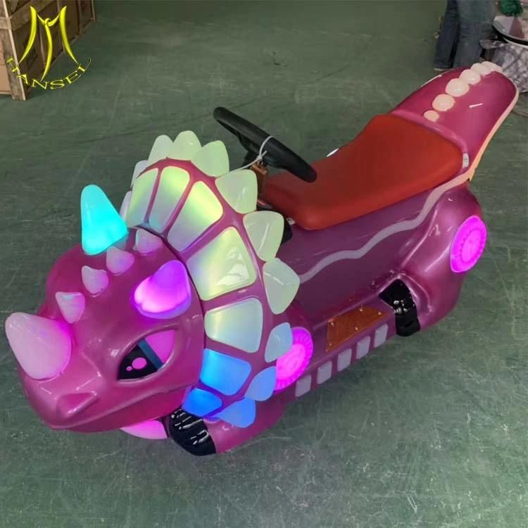 Hansel Remote Control Electric Dinosaur Rides on Bike in Amusement Park