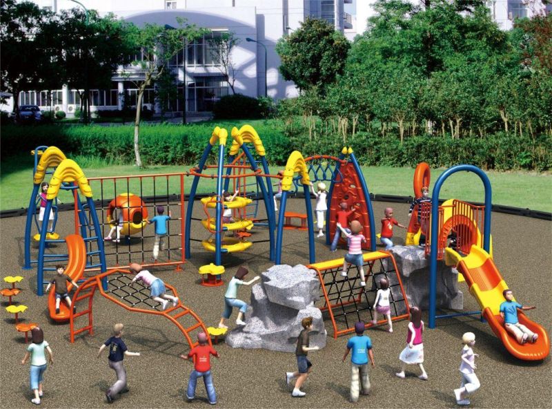 Lower Price Outdoor Playground Toddler Climbibing Equipment Intertesting Combination