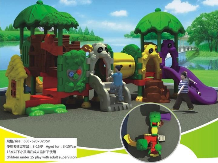 China Playground System Ce Approved Kindergarten Outdoor Plastic Playground