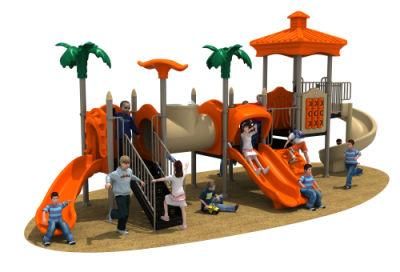 New Design Outdoor Plastic Multifunction Children Slides Playground