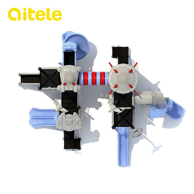 China New Design Plastic Interstellar Craft Outdoor Playground for Kids