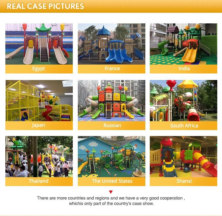 Children Outdoor Playground Kids Plastic Backyard Playground Slide