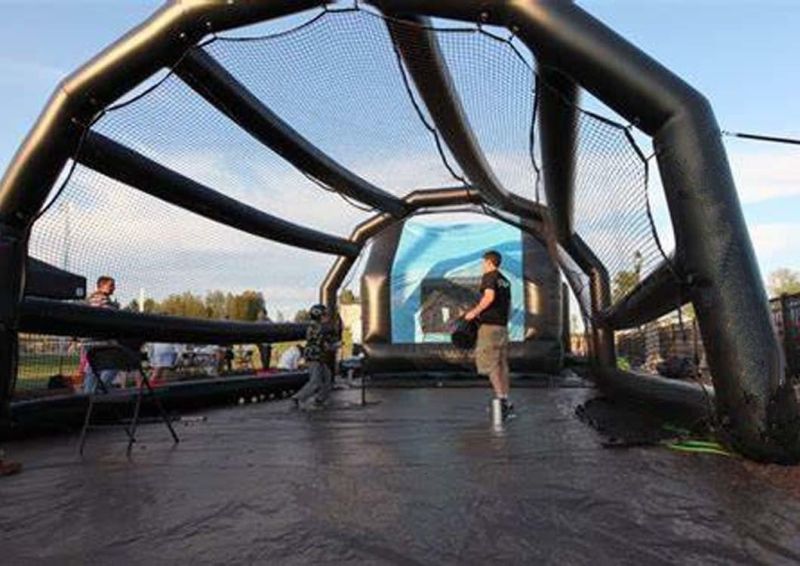 Portable Outdoor Air Sealed Baseball Batting Inflatable Batting Cage with Net