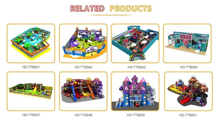 Large Commercial Children Crawling Stairs and Exciting Soft Play Indoor Playground for Sale