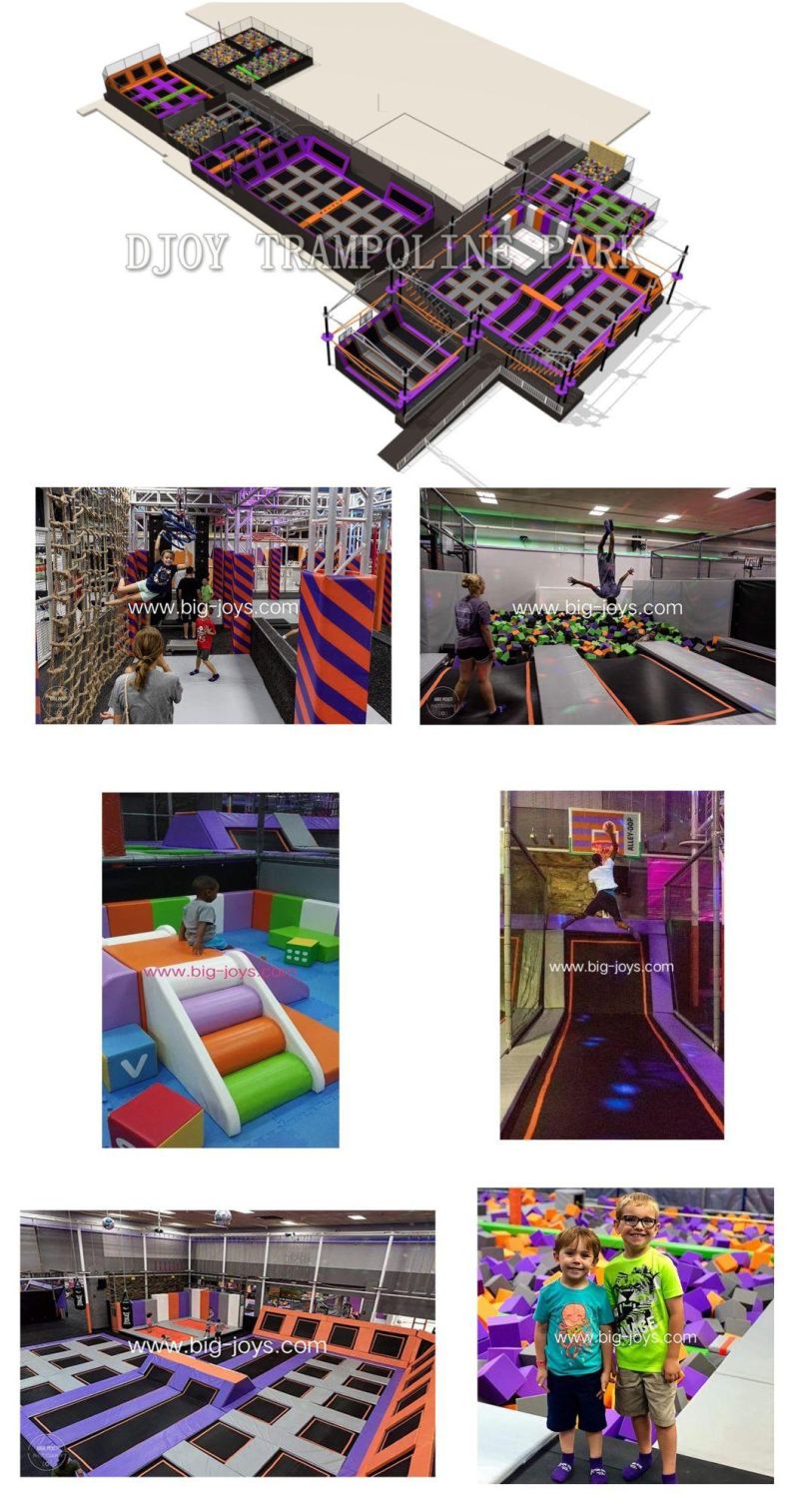 Professional Trampoline Indoor Park with Customized Design for Sales