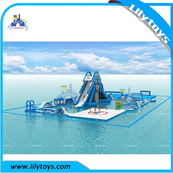 Inflatable Aqua Park Water Playground Water Obstacle Course for Sea or Lake