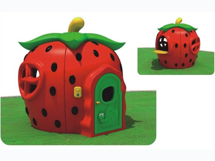 Children Plastic Playhouse with Doorbell, Colorful Plastic Children Playhouse