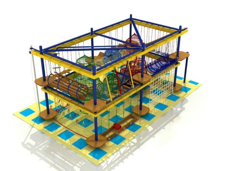 Multi-Function Teenagers Climbing Nets Obstacle Indoor Playground Equipment