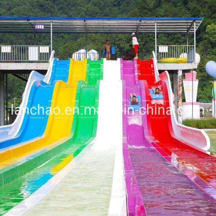 Outdoor Playground Water Park Play Equipment Fiberglass Slide for Sale