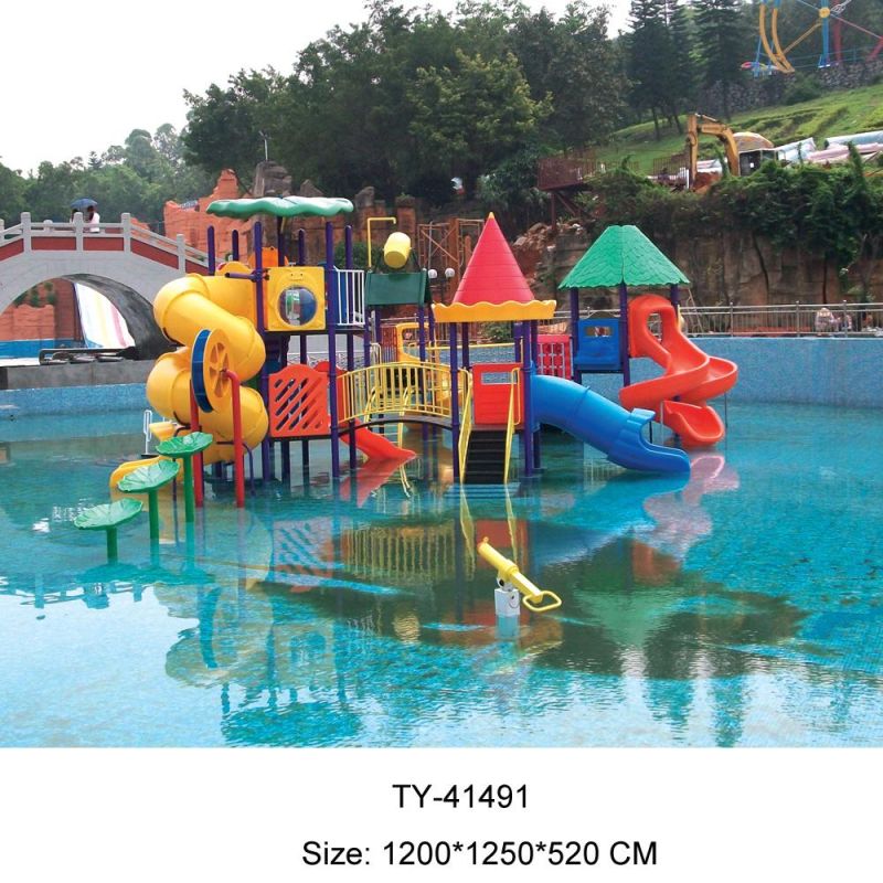 Outdoor Water Park Slide, Amusement Children Water Equipment (TY-41491)