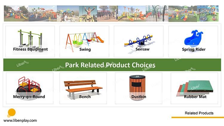 Amusement Park Funny Children Seesaw Kids Plastic Play Game