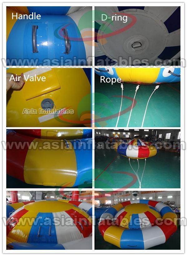 Inflatable Flying UFO Boat Water Saturn Inflatable Floating Disco Boat