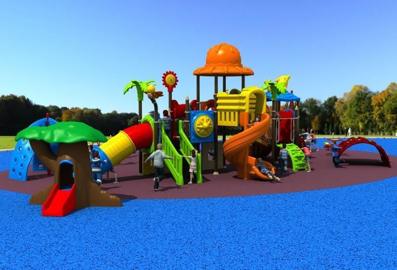 Outdoor Playground Children Slide Park Amusement Equipment
