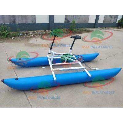Water Sport Floating Water Pedal Bike Inflatable PVC Banana Ponroon Boat Tube Sea Water Bicycle