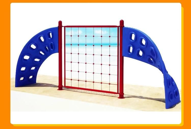 Quotation Two Panel Outdoor Jungle Gym Rope Climbing Plastic Structure for Amusement Park