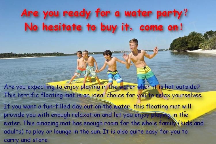 6*9FT Floating Foam Pad for Beach, Ocean, Lake, Floating Mattress