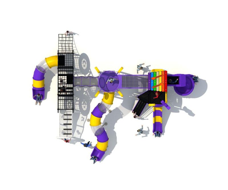 Concertr Series Big Outdoor Children Playground Slide
