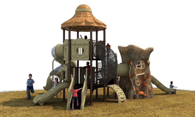 Ancient Tribe Series Outdoor Playground Kids Big Slide
