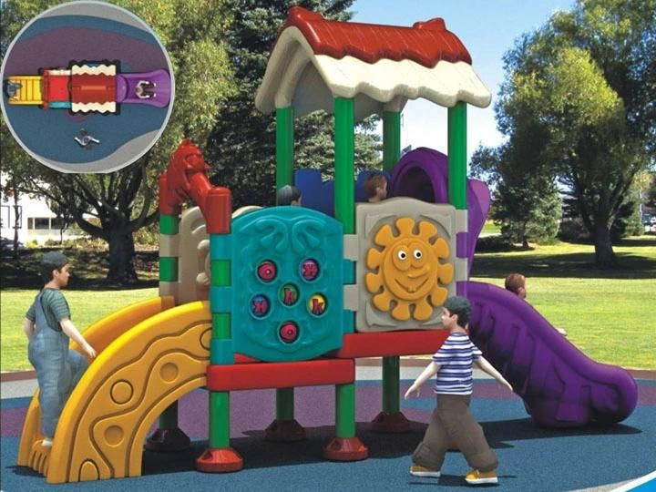 High Quality Outdoor Plastic Amusement Park Equipment for Children