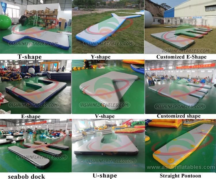 Hot Sale Inflatable Floating Dock Platform Inflatable Floating Toys