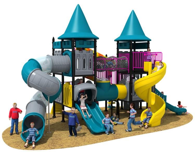 Wholesale High Quality Plastic Kids Sports Outdoor Slide Outdoor Playground Equipment Is a Type of Playset with Plastic Slides, Tunnels, Climbers, Swings