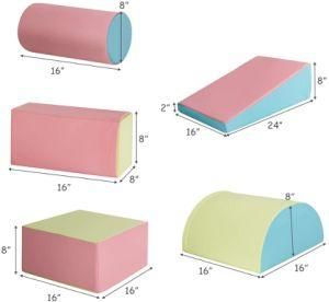 Equipment Soft Play Shapes Climbing Crawling Foam Blocks 5 Shape Set