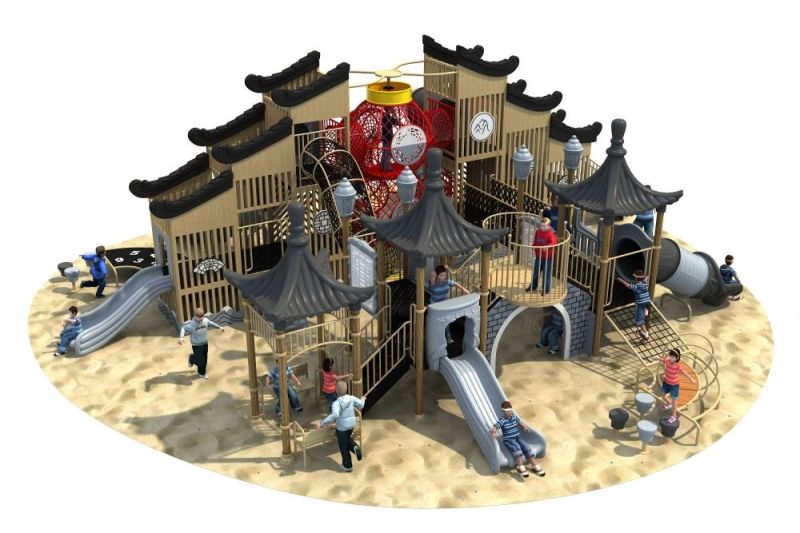 Chinese Element Outdoor Playground Wonderful for Sale