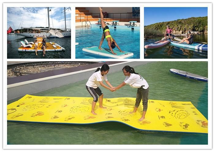 Inflatable Curved Boat Slide Commercial Grade Water Slides for Yacht