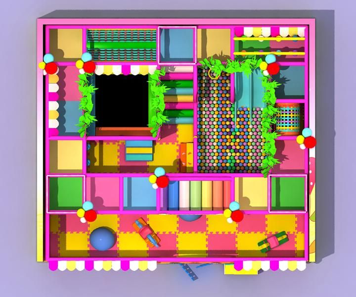 High Quality Kids Indoor Soft Naughty Castle