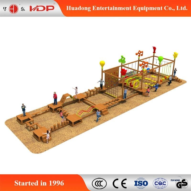 Popular Funny Children Amusement Park Wooden Series Climbing Equipment (HD-MZ068)