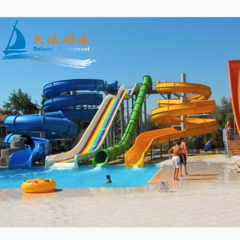 Water Slide Material FRP Playground Outdoor Adults