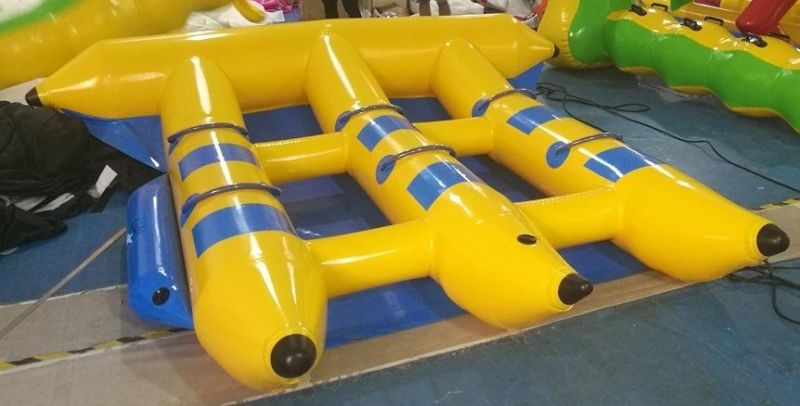 Good Quality Wholesale Inflatable Flying Fish Banana Boat for Sports