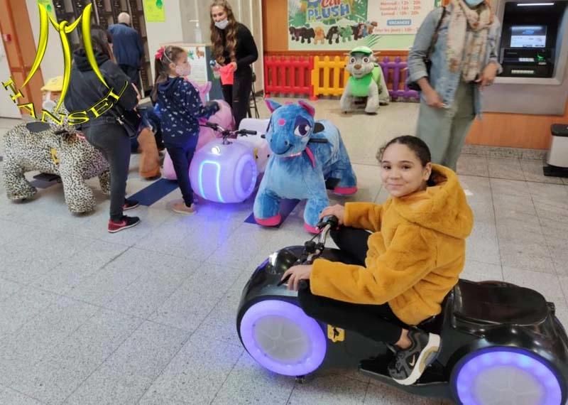 Hansel Kiddie Rides Amusement Motorcycle Electric for Shopping Mall