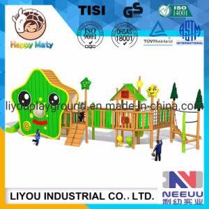 Wood Series Children Playground Outdoor Big Slide Equipment