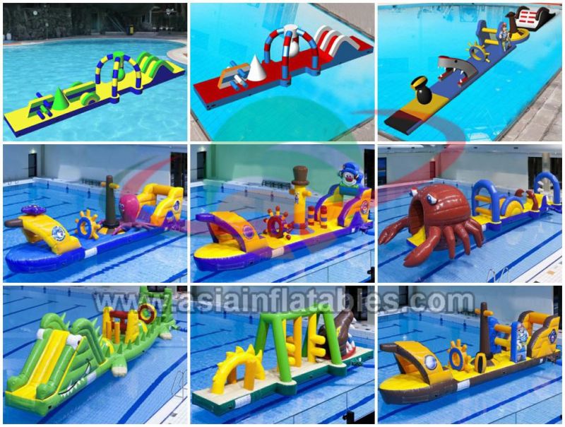 Outdoor Water Play Equipment Inflatable Water Obstacle Course for Sale