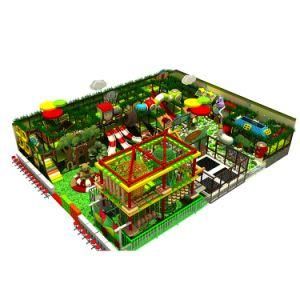 Safe Mall Play Area Equipment Animal Indoor Playground with Plastic Parts Tube Slide