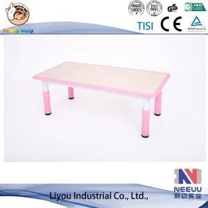 Kids Furniture Indoor Rectangletables Indoor Playground with Chairs