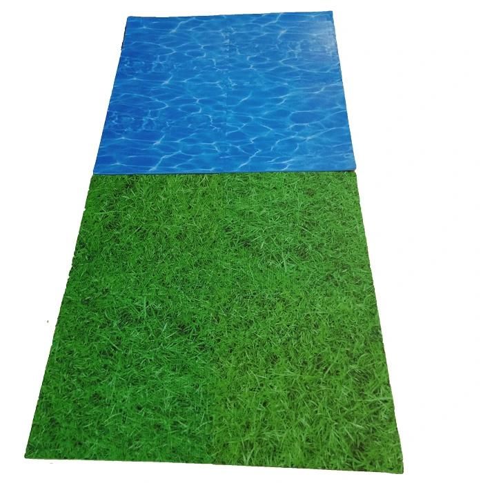 12mm Thickness EVA Foam Floor Wood Effect Interlocking Gym Play Home Workout Soft Tiles