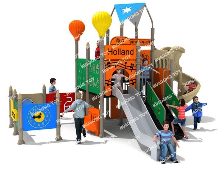 Most Popular Customized Kids Attractive Theme Outdoor Playground Slide Equipment