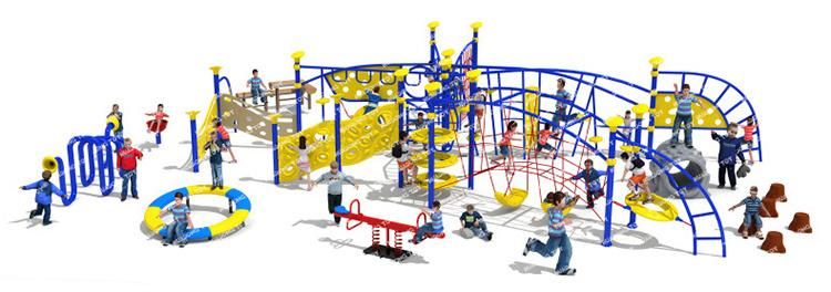 Kids Challenge Muti-Function Fitness Playground Equipment