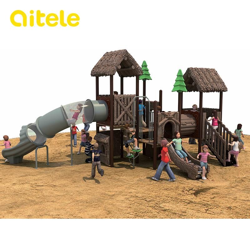 Natural Landscape Series Plastic Children Outdoor Playground (NL-02001)