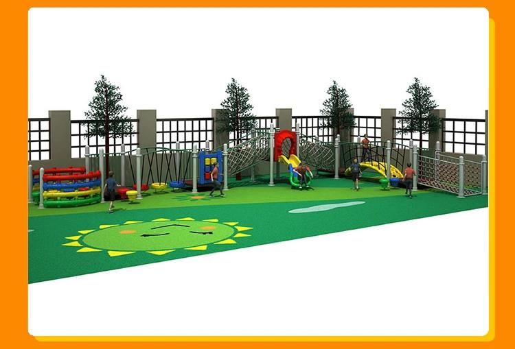 Quotation Outdoor Playground Kids Backyard Play Set Bridge Climbing Rope Net