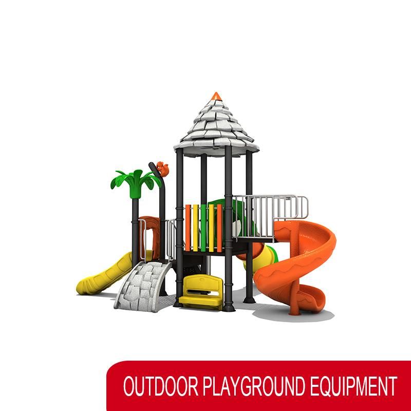 Modern and Popular Kids Public Plastic Outdoor Playground Equipment Slide