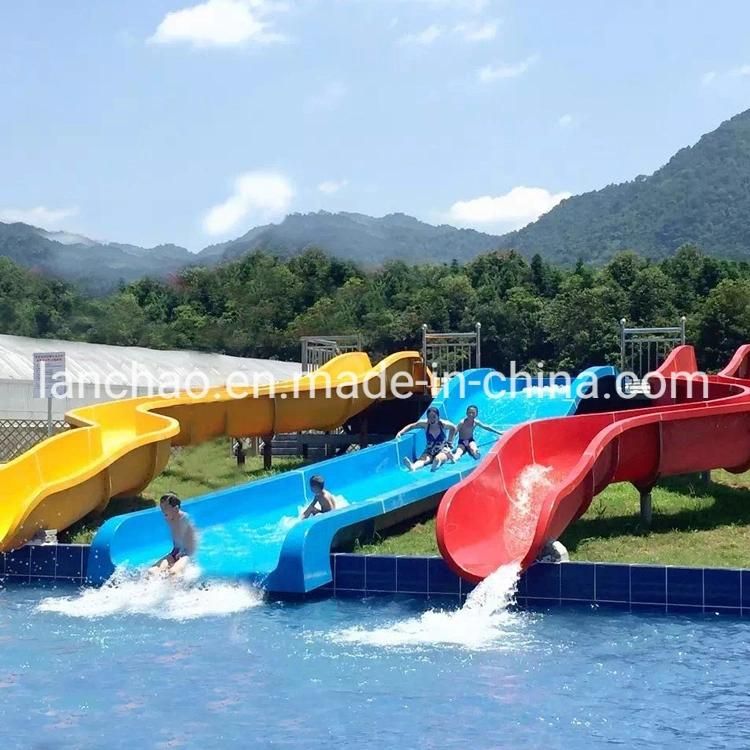 Fiberglass Small Water Park Slide for Family Play