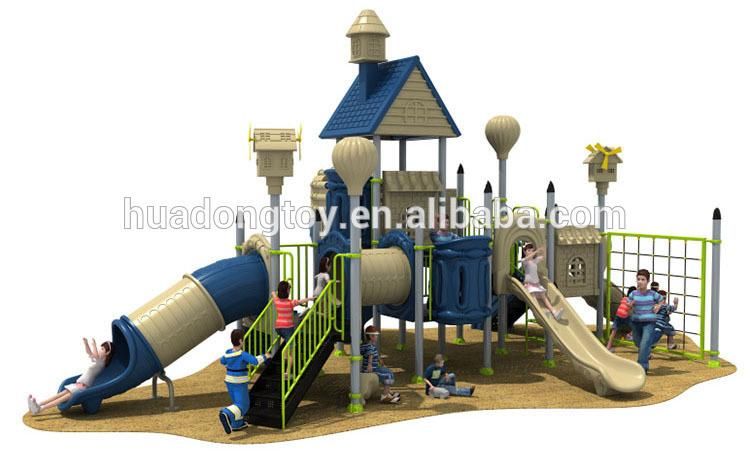 High Quality Kids Outdoor Playground Plastic Slides